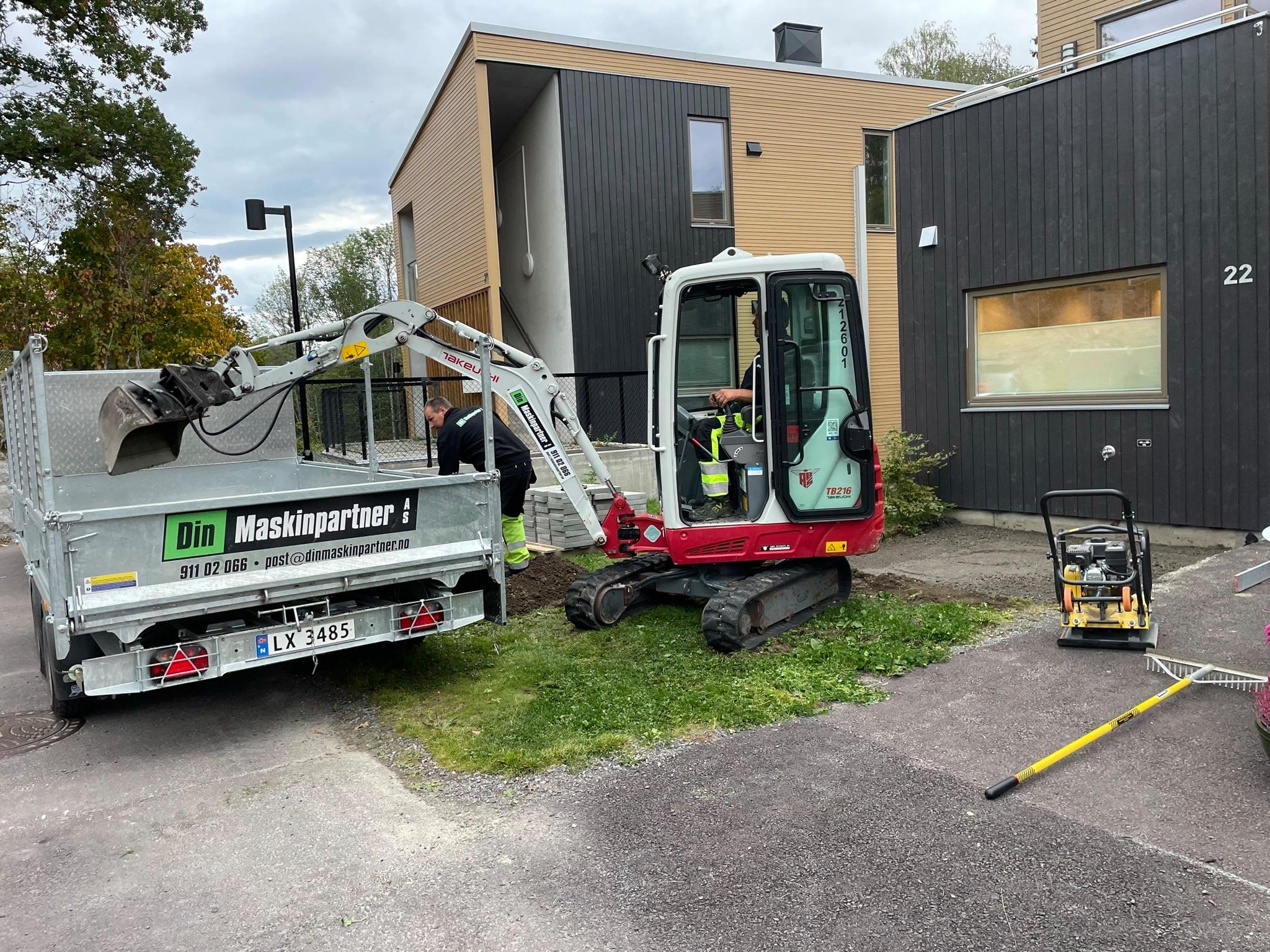 Din Maskinpartner-utstyr på oppdrag